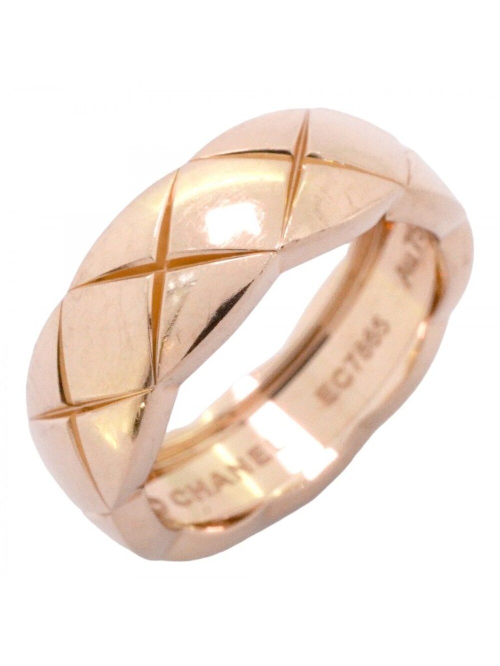 Chanel Ring Coco Crush Beige Gold 18k Pink